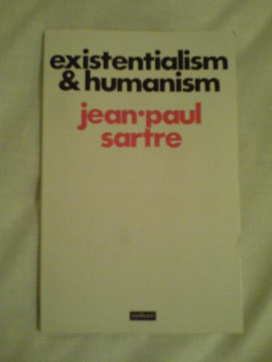 Existentialism and humanism is an excellent book by Jean Paul Sartre ...