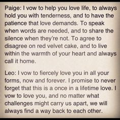 The Vow Quotes Leo The vow
