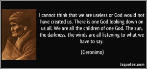 Geronimo Quote