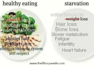 Don't starve yourself!