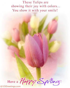 beautiful way to wish your loved one a happy Spring season.