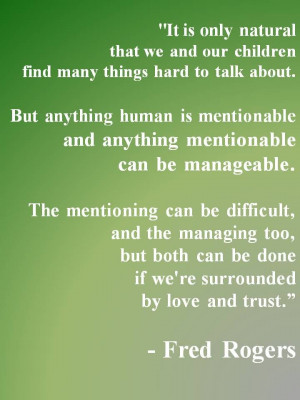 Mister Rogers FTW. This is such a valuable message for #recovery and ...
