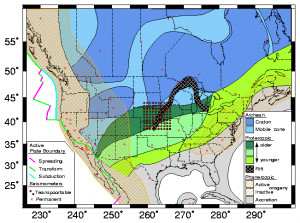 North American Tectonic Plate Map