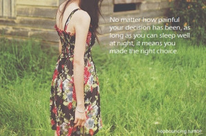 beautiful, choice, decision, girl, quotes - inspiring picture on Favim ...