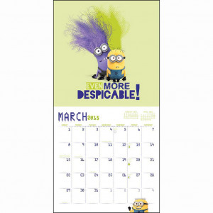 You can download Despicable Me Minion Made 2015 Mini Wall Calendar in ...