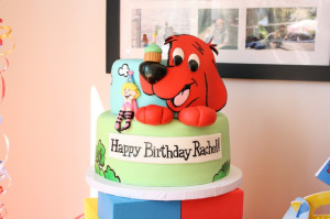 Clifford the Big Red Dog cake