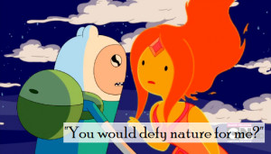 Finn & Flame Princess Fall In Love On Adventure Time