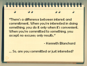 Interest vs. Commitment