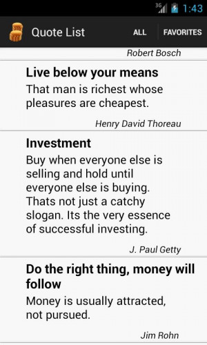 Practical Get Rich Quotes - screenshot
