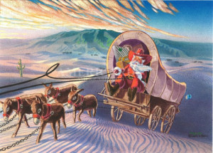 ... Pioneer Wagon Trip Across The Southwest Desert and Rocky Mountains