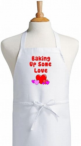 ... Baking Up Some Love Chef Apron, Baking Aprons, Cute Sayings For Aprons