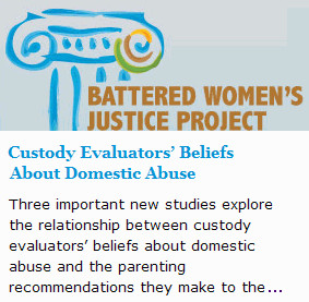 Forensic child custody evaluators downplay domestic violenceand make ...