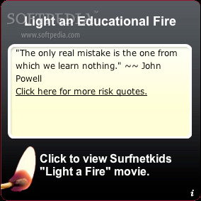 ... Fire Education Quotes - The main window where you can see the quotes