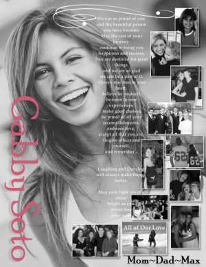 ... & Personalized Photo Senior/ School Yearbook~Ad ~Dedication Page
