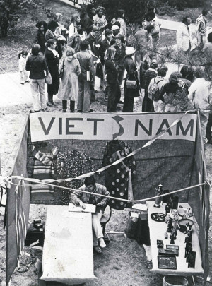 ... booth at an InternationalBazaar in 1979 (image from 1979 Savitar