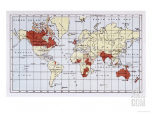map-showing-the-british-empire-coloured-in-red_i-G-17-1748-F4U3D00Z ...