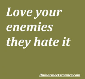 funny quotes about enemies
