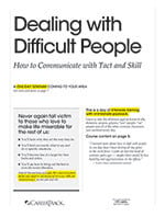 Dealing with Difficult People brochure
