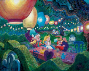 Unknown Artist - Unknown Artist MAD HATTER'S TEA PARTY Painting