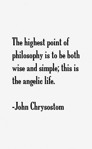 The highest point of philosophy is to be both wise and simple; this is ...