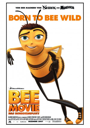 actually the bee itself reminds me of the bee movie