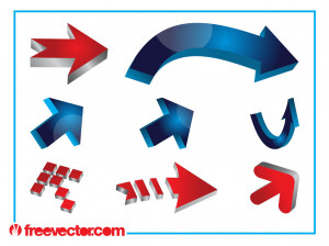 3D Arrow Clip Art