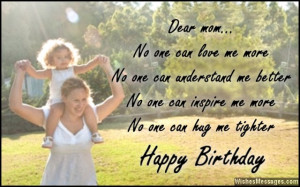 Beautiful birthday card message for mom Birthday Quotes For Mom