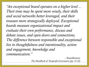 ... : The difference between responsible & exceptional board performance