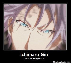 Bleach Gin Ichimaru Eyes Open