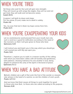 Scripture verses for struggling moms - encouragement and comfort for ...