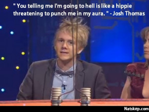 Josh Thomas gives a funny description of how he feels when Christians ...