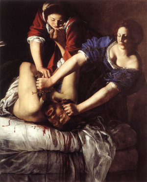 Hand painted oil painting reproduction on canvas of Judith Beheading ...