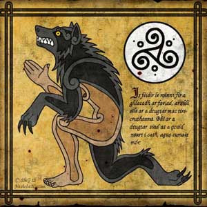 An Irish priest met a werewolf on his travels through ancient Ireland.