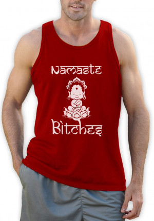 Namaste-Bitches-Singlet-Rude-Funny-Yoga-Clothing-Workout-Quotes-Gym ...