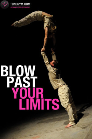 Acrobatic Gymnastics motivational poster @ Gymnastics Floor Music