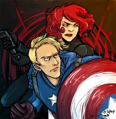 Captain America (MCU) - Steve Rogers x Natasha Romanoff - Captasha ...