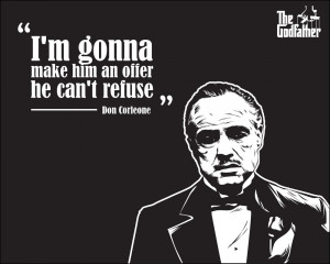 Godfather Wallpaper - Vito Corleone's Quote by astayoga