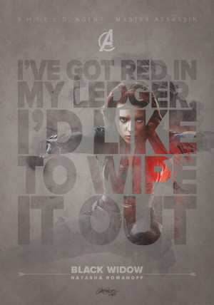 Awesome Avengers Character Quote Posters