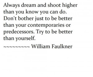 William Faulkner quote / W5RAN