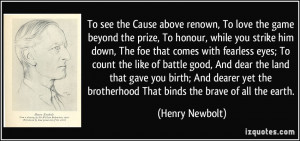More Henry Newbolt Quotes