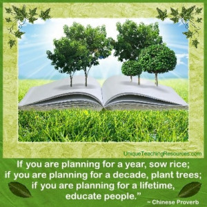 ... trees-if-you-are-planning-for-a-lifetime-educate-people-chinese