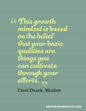 Mindset Quotes Dweck