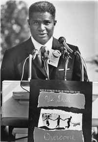 Ossie Davis at the 1963 Civil Rights March on Washington, D.C.
