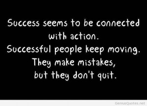 Make mistakes for success quotes
