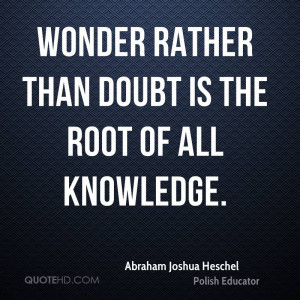Abraham Joshua Heschel Inspirational Quotes