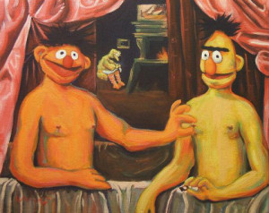 Sesame Street`s Bert & Ernie Fan Art [Pic]