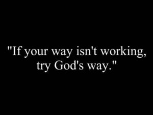 God's way is best