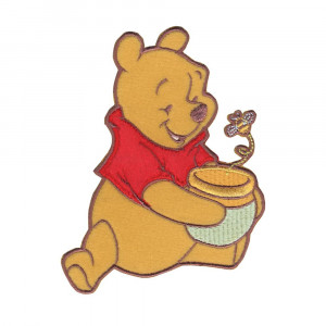 Disney Winnie The Pooh Iron On Applique Pooh, Honey Pot & Bee ...