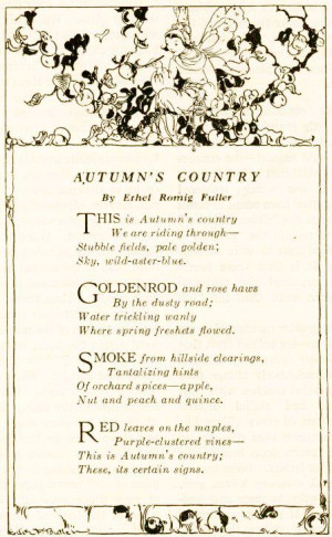 Autumn's Country' poem.