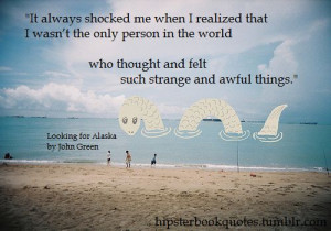 Most popular tags for this image include: john green and looking for ...